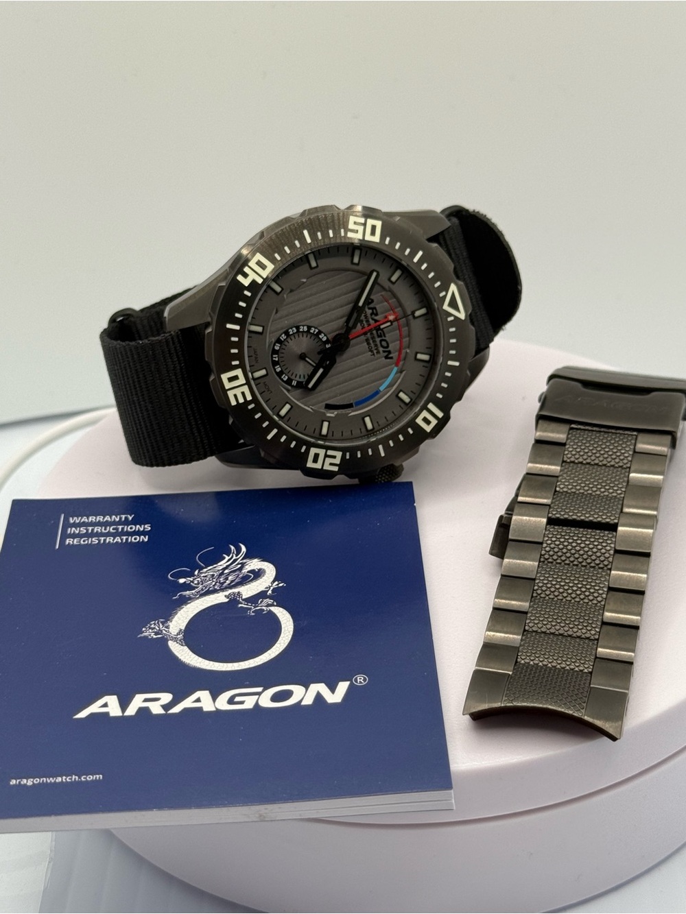 Aragon Regeneron Power Reserve 50mm - SII NE57 Automatic - Extra Band & Box - Picture 2 of 6